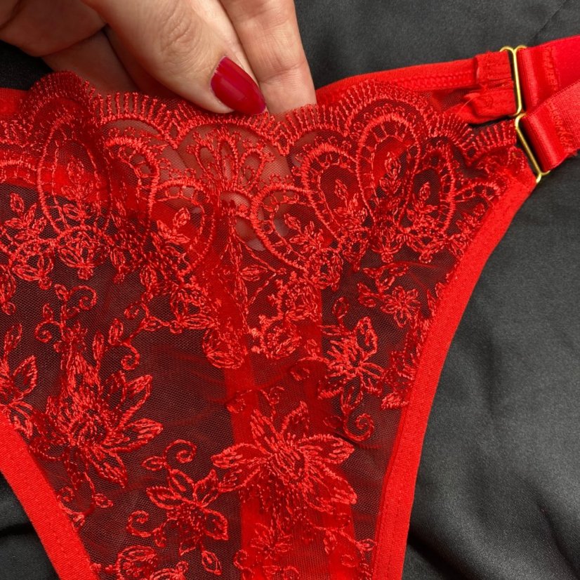 Marilyn red - Barva: Červená, Velikost: XL
