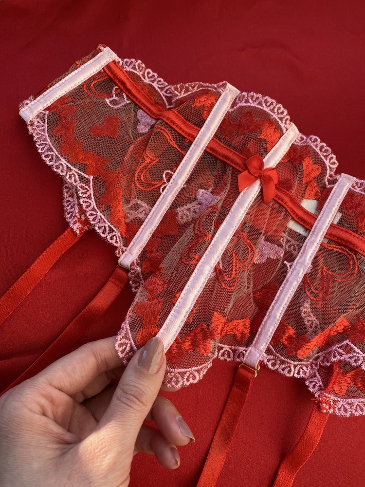 Erotické prádlo Peggy - podvazkový pás